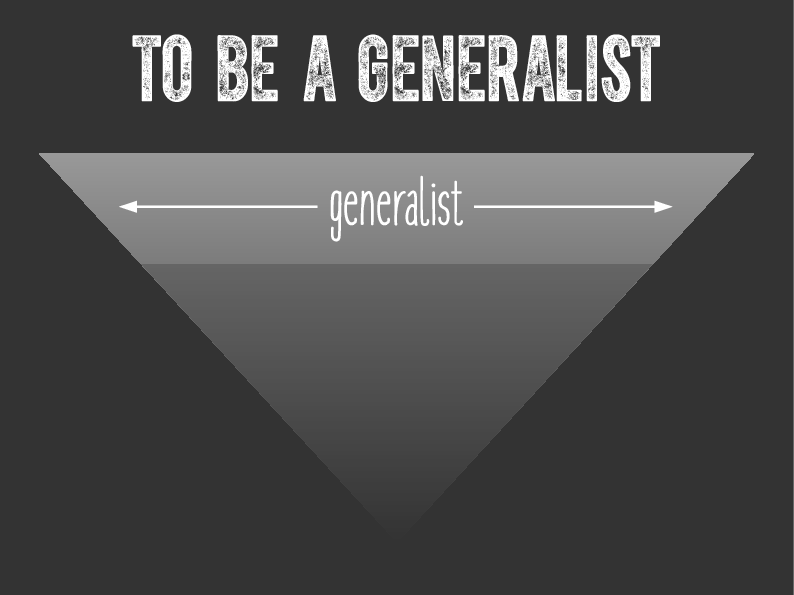 Being a Generalist (1)